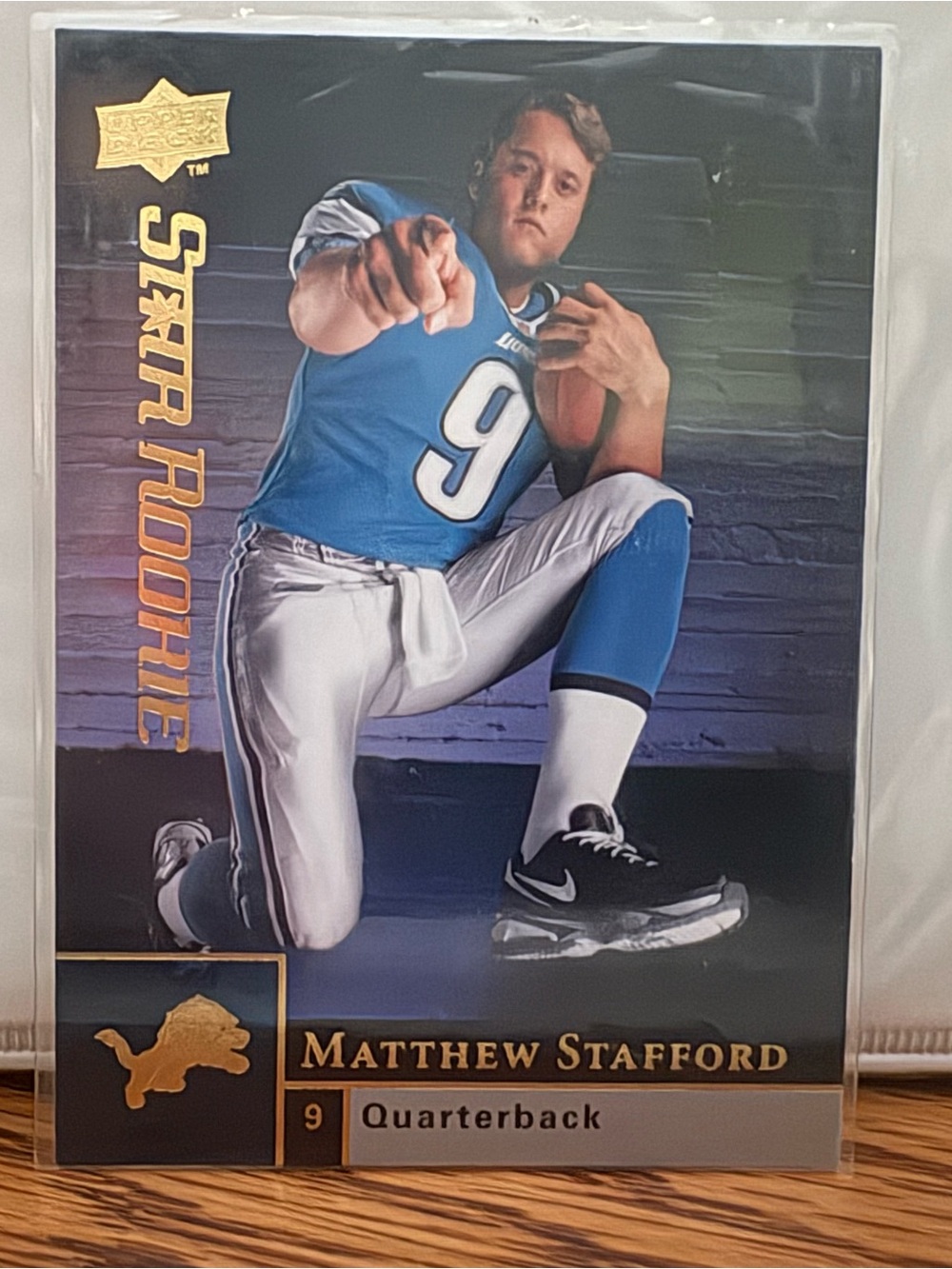 Matthew Stafford #9 Rookie Football Card